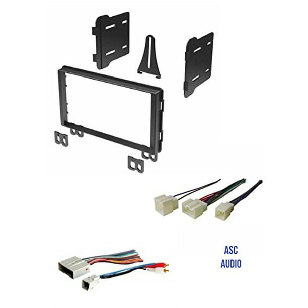 Double Din Car Stereo Radio Install Kit, Dual Marine Radio Wiring Harness Kit