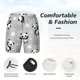 thumbnail image 3 of Balery Pandas Bañador para hombre, shorts de playa de secado rápido con entrepierna y forro de compresión-Medium, 3 of 6