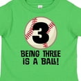 thumbnail image 4 of Inktastic 3rd Birthday Baseball 3 Year Old Boy Boys or Girls Toddler T-Shirt, 4 of 5