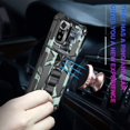 thumbnail image 5 of for Xiaomi Redmi Note 11 Pro Camouflage Case, Heavy Duty Shockproof Protection Military Grade Built-in Magnetic Kickstand Camo Cover for Xiaomi Redmi Note 11 Pro+/11 Pro MC Mint Green, 5 of 14