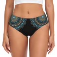 thumbnail image 1 of Balery Mandala Ropa Interior de Algodón para Mujer con Dibujo – Braguitas Cómodas y Elásticas, Estilo Clásico-4X-Large, 1 of 6