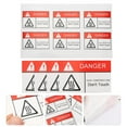 thumbnail image 1 of KONTONTY 10pcs Multi Warning Stickers Warning Sign Multi Synthetic Adhesive Safety Warning Kitchen Safety, 1 of 4