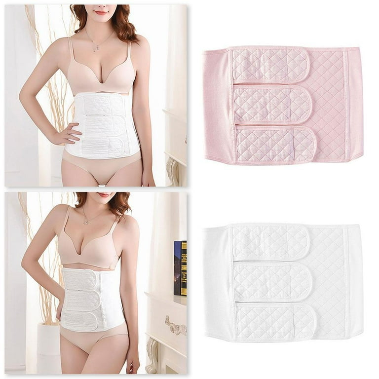 BLITZU 12 4 Panels Postpartum Belly Band & Abdominal Binder Compression  Wrap Support Belt for Post Surgery Recovery Hernia C-Section Stabilize Core  Prevent Injury and Improve Muscle Tone. S-M S-M: Waist Size
