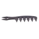 thumbnail image 2 of Peine Texturizador Dientes Anchos Kuymtek para Hombre Negro, 2 of 9