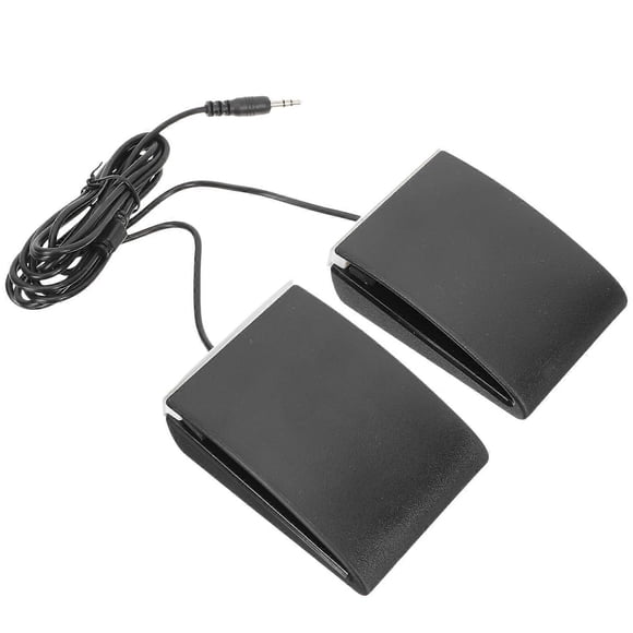 Electronic Drum Pedal Black Professional Design For Musicians Music Practice 1Pair Sustain Effect
