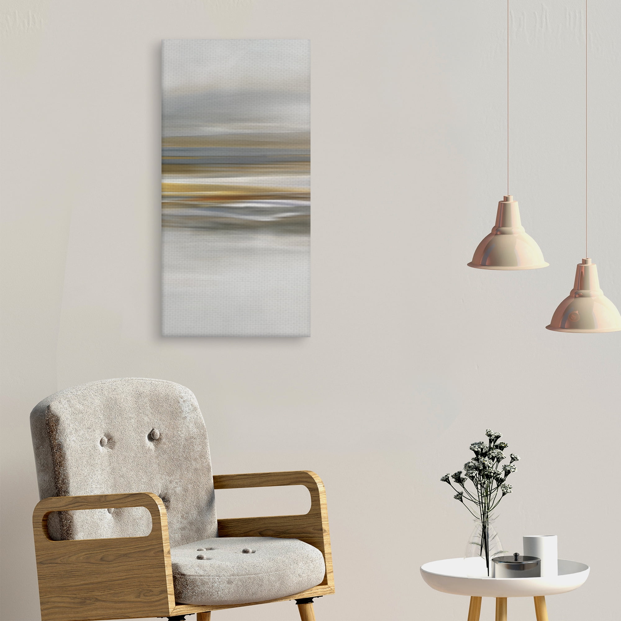 Soft Sea Panel by Nan Canvas Art Print