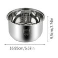 thumbnail image 2 of Clearance Sale! Functional Rice Cooker Replacement Inner Pot 304 Stainless Steel Rice Cooker Inner Bowl Bakeware Practical Home Decor 3.7" X 6.7", 2 of 6