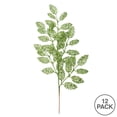 thumbnail image 3 of Vickerman 22" Lime Glitter Loral Leaf Artificial Christmas Spray. Includes 12 sprays per pack., 3 of 3