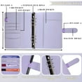 thumbnail image 3 of Gjaraj A5 Money Saving Challenge Binder, Shining Silver Printing, 3 of 8