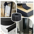 thumbnail image 5 of 1pc Foam Anticollision Strip Corrugated Table Bumper Guards for Furniture Against Corners Black 80x7mm 2m/roll, 5 of 9