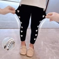 thumbnail image 7 of Esaierr Toddler Kids Girls Warm Fleece Leggings 6M-6Y Infant Warm Winter Pants Baby Thick Stretch Fleece Pants Kids Girls Skirted Leggings, 7 of 7