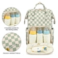thumbnail image 3 of Mochila para pañales Dezcrab para bebé, gran capacidad, verde, 3 of 6