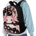 thumbnail image 4 of Yuyamidu Cute Axolotl Backpacks for Girls 8-10 Children Backpack Pink Cherry Blossom School Bag Kids Primary School Bookbag Preschool Book Bags with Adjustable Straps, 4 of 6