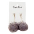 thumbnail image 1 of Pom Pom Dangle Earrings Fashion Rhinestone Fluffy Drop Earrings Pendant Earrings, 1 of 10