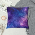 thumbnail image 2 of Creowell Galaxy Star Space Nebula Throw Pillow Covers Pillowcase Farmhouse Pillow Case Square Cushion for Living Room Couch Sofa Bed Home Outdoor Indoor Decor, 2 of 5
