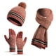 thumbnail image 1 of Gorro de punto 3 en 1, guante y bufanda para hombre y mujer, conjunto de invierno, gorro de invierno, bufanda para hombre y mujer, guantes de pantalla táctil, 1 of 5