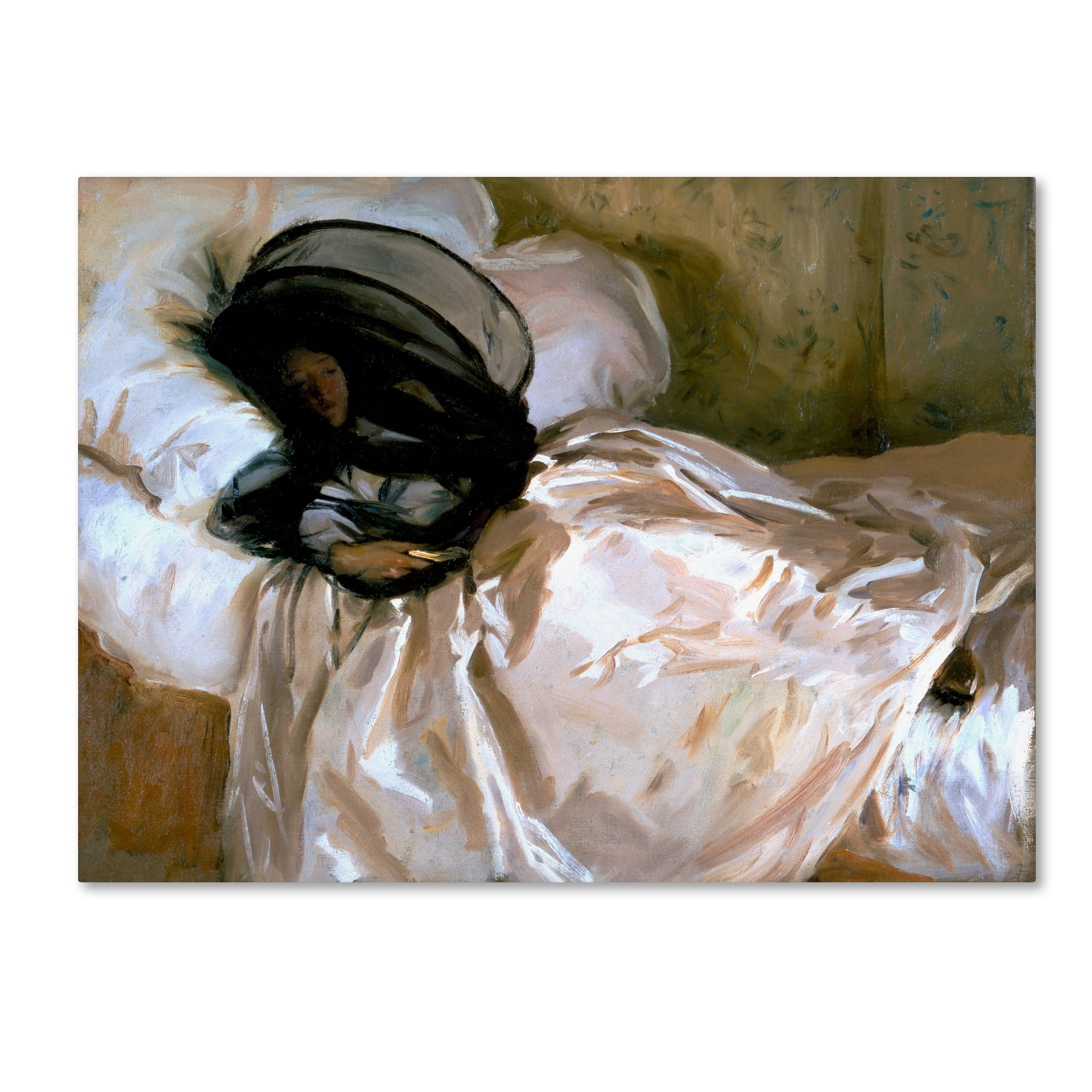 John Singer Sargent 'The Mosquito Net' Canvas Art