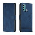 thumbnail image 2 of Compatible with Motorola Moto G31 6.4" Wallet Case, Premium PU Leather Folio RFID Blocking with Card Slot Wrist Strap Magnetic Closure Built-in Kickstand Protective Case,Blue, 2 of 7
