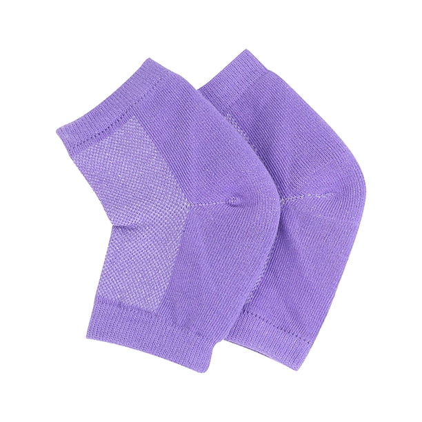 Par de calcetines hidratantes para talones secos y agrietados, gel reparador para talones agrietados, hidratante para pies secos de mujer, calcetines hidratantes para talones.