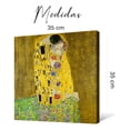 thumbnail image 3 of Set Cuadros Canvas Arte En Lienzo Estilo Galeria Con Bastidor No Sintetico El Beso Y Más De Gustav Klimt, 3 of 4