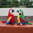 thumbnail image 4 of Simulation Plush Parrot Bird Plush Stuffed Doll Kids Toy Table Sofa Decor, 4 of 7