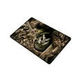 thumbnail image 2 of CADecor Collared Scops Owl Non-Slip Doormat 23.6x15.7 inches, 2 of 3