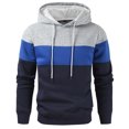 thumbnail image 1 of Men's Print Plush Warm Coat Fleece Sweater Casual Coat Pocket Sweater Winter Coat, 1 of 6