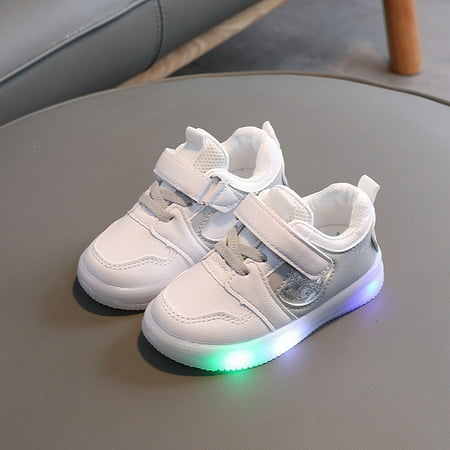 

Sneakers for Girls Boys Sneakers Comfy Boys Sneakers Toddler Sneakers Girls Sneakers Cute Toddler Sneakers Girls sports shoes Silver 21