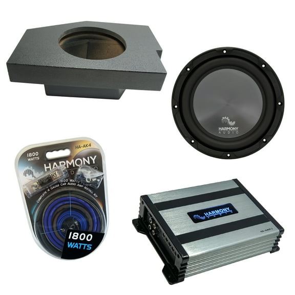 02-18 Fits Dodge Ram Quad / Crew Harmony R104 Single 10 Rhino Sub Box HA-A400.1