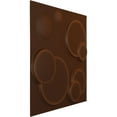 thumbnail image 2 of Ekena Millwork 19 5/8"W x 19 5/8"H Finley EnduraWall Decorative 3D Wall Panel, Universal Aged Metallic Rust (Covers 2.67 Sq. Ft.), 2 of 5