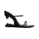 thumbnail image 1 of Sandalias novedosas de color sólido para mujer, zapatos deslizantes estilo pasarela con correas metálicas, zapatos góticos de tacón alto de verano, 1 of 4