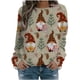 thumbnail image 1 of Sudaderas Navideñas de Cuello Redondo Para Mujer, Camisas Casuales de Manga Larga, Suéter Estampado, Túnica, Tops Odeerbi ODB205051, 1 of 5