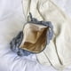 thumbnail image 2 of Bolso bandolera para mujer Bolso plisado Cloud Messenger Bolso acolchado acolchado (Gris), 2 of 8