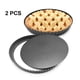 thumbnail image 1 of 2 moldes para tarta de quiche de fondo suelto extraíble antiadherente de 8,8 pulgadas, molde para tarta de tarta, molde redondo para quiche de tarta con base extraíble negro, 1 of 7