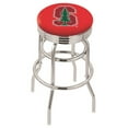 thumbnail image 6 of 25" L7C3C - Chrome Double Ring Wake Forest Swivel Bar Stool with 2.5" Ribbed Accent Ring by Holland Bar Stool Company, 6 of 7