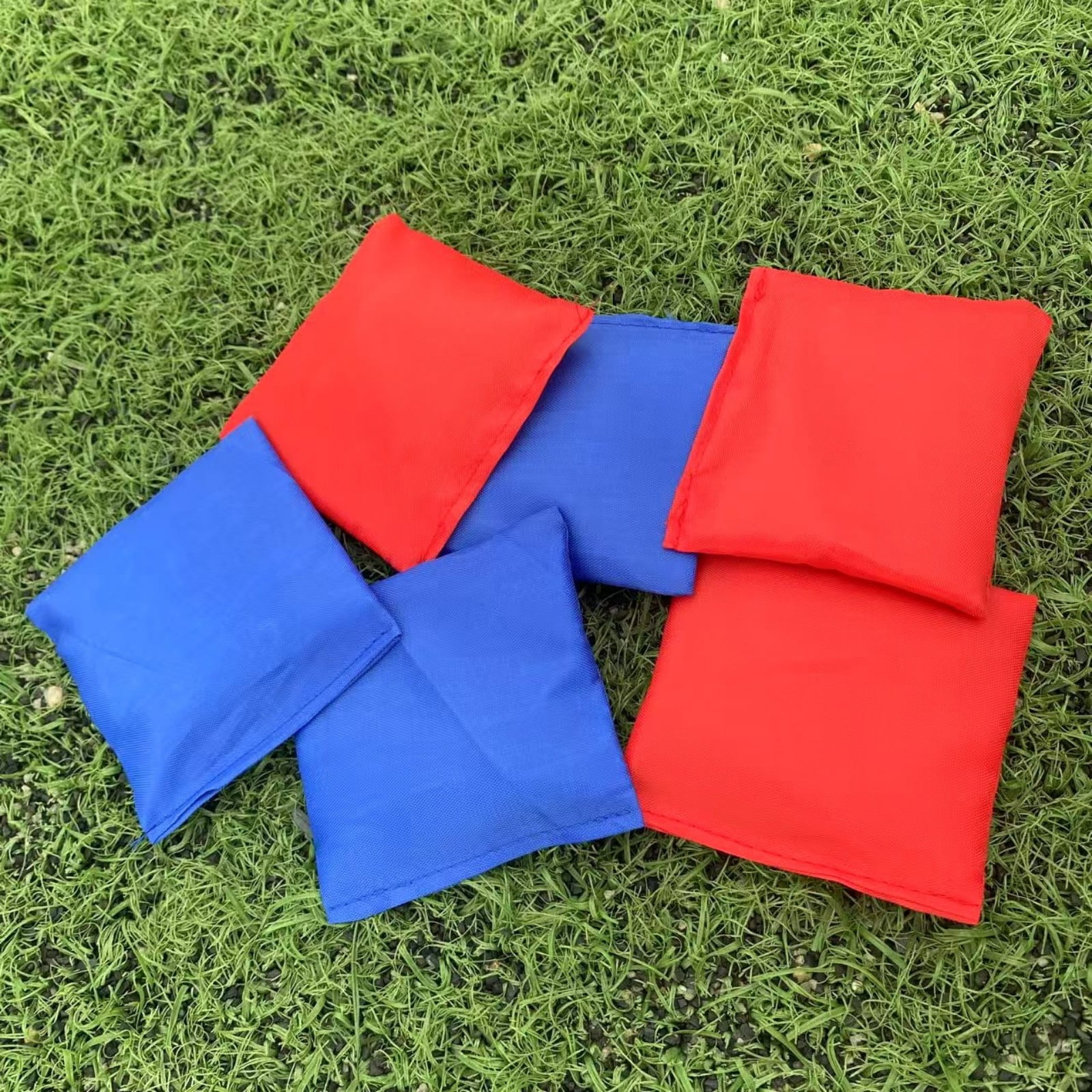 Family Party Cornhole Game Set - Foldable Portable Board with Toss Bags, Indoor Outdoor Backyard Garden Yard Toy for All Ages