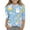 F-Blue, variant on Jinhomg Bunny T Shirts for Girl Oversized Comfy Short Sleeve Crew Neck Tees Lightweight Casual Easter Day Tops Toddler Kids 2025 Holiday Outfits Sales Today Multicolor 9 Years