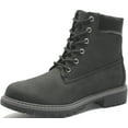 thumbnail image 1 of Women Work Boot Slip Resistant Lace-up Bootie Steel Toe Outdoor Shoes High Top Black 9, 1 of 6