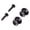 Trumpet mouth black, variant on SDFGTstore 2pcs Guitar Strap Buttons Locks Guitar Straplocks Strap Retainer Pegs