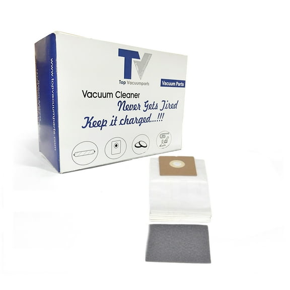 Royal Type P Canister Vacuum Cleaner Replacement Paper Bags 14PK With 2 Filter // 213