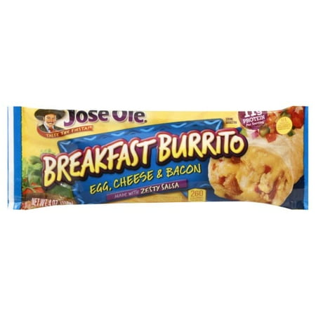 Jose Ole Egg, Cheese & Bacon Breakfast Burrito 4 Oz