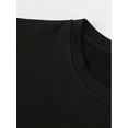 thumbnail image 3 of Men's "Eat, Sleep, Anime, Repeat" Graphic Tee - 100% Cotton, Short Sleeve, Crew Neck in Black with Colorful Icons - Casual Summer Wear, 3 of 6