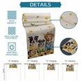 thumbnail image 6 of Spring Dog Table Runner 72 Inches, Sunflower Daisy Botanical Rustic Bed Runner Dresser Scarves Tabletop for Indoor Outdoor Parties/Ceremony/Banquet, 16" x 72", 6 of 8