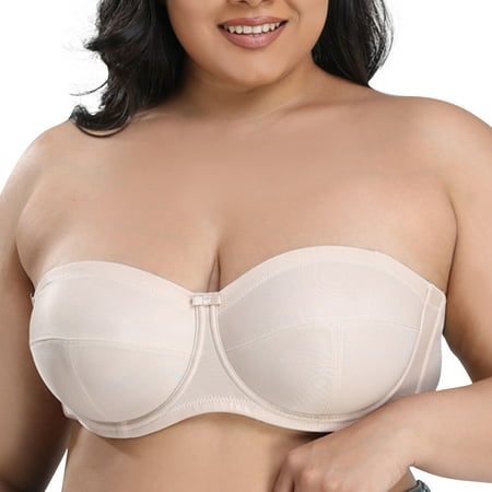 ameIAEA Smooth Bra for Women Push Up Everyday Bra Full Coverage Adjustable Strap Comfy Bras