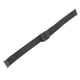 thumbnail image 2 of Correa de reloj de acero inoxidable tejida de malla para hombre y mujer, accesorio de correa de reloj de repuesto ajustable, color negro, 0,87 pulgadas, 2 of 5