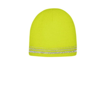 

Cornerstone Lined Enhanced Visibility With Reflective Stripes Beanie
