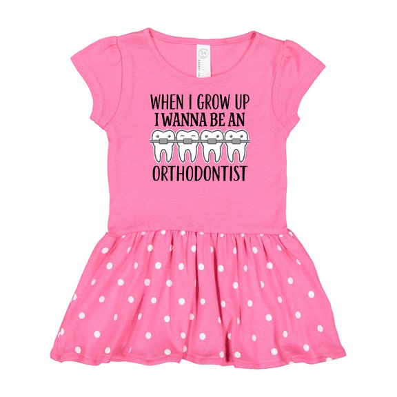 Inktastic Future Orthodontist Dental Care Gift Gift Baby Girl Dress