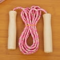 thumbnail image 4 of 5pcs Wooden Handle Jump Rope Portable Exercise Equipment for School Students, 4 of 8