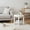 White, variant on YYAo Shower Seat, Bathroom Bench Bath Chair,Heavy Duty Corner Shower Bench Stool with Storage Shelf for Shaving Legs-White