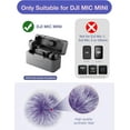 thumbnail image 4 of SUNMON DJI Mic Mini Wind Muff - 2 packs Furry Microphone Windscreen for DJI Mic Mini Wireless Microphone to Reduce Wind Noise(Purple), 4 of 7
